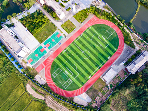 中小学足球场人造草坪系统