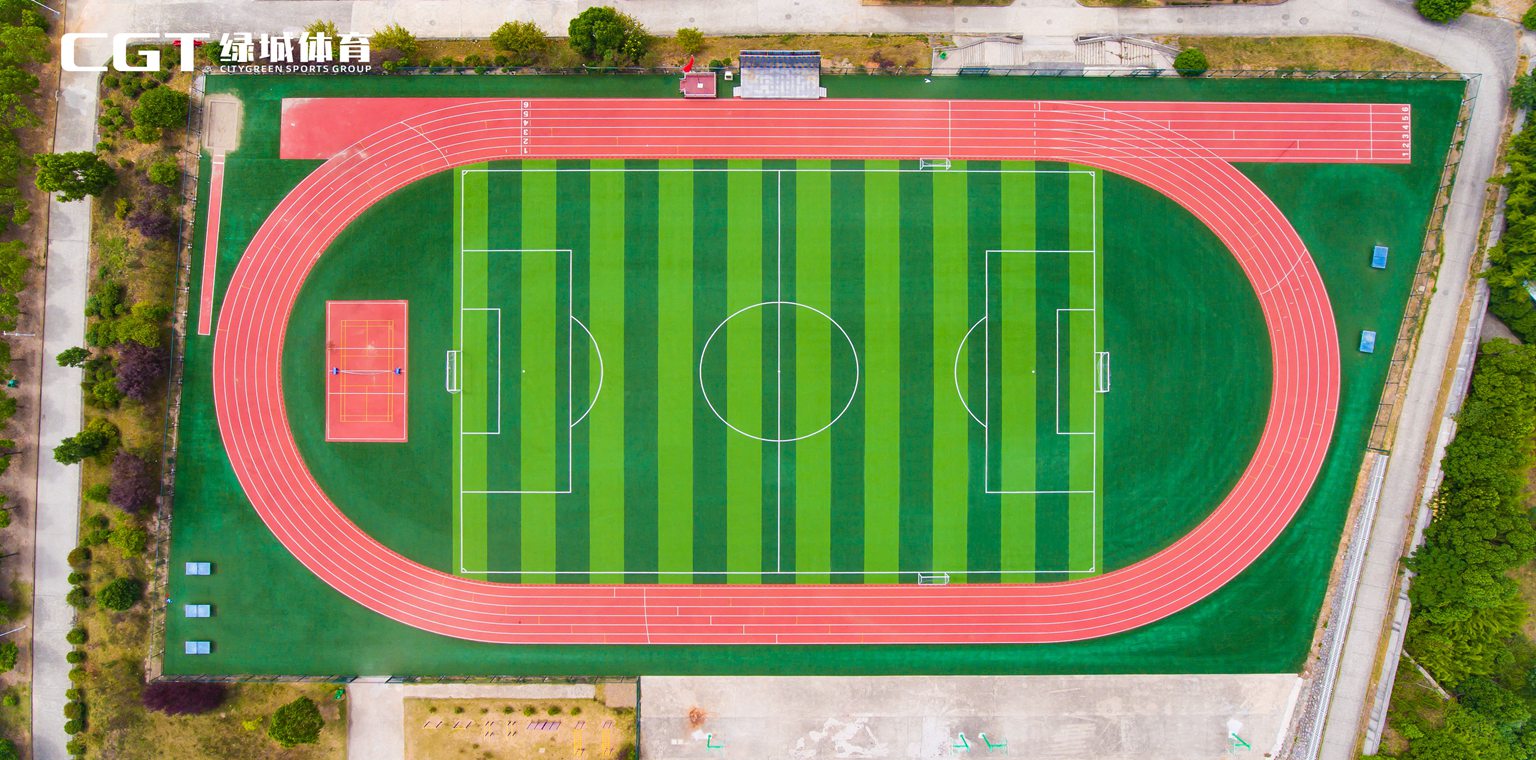 全国青少年校园足球特色学校——贵池滨湖实验学校足球场
